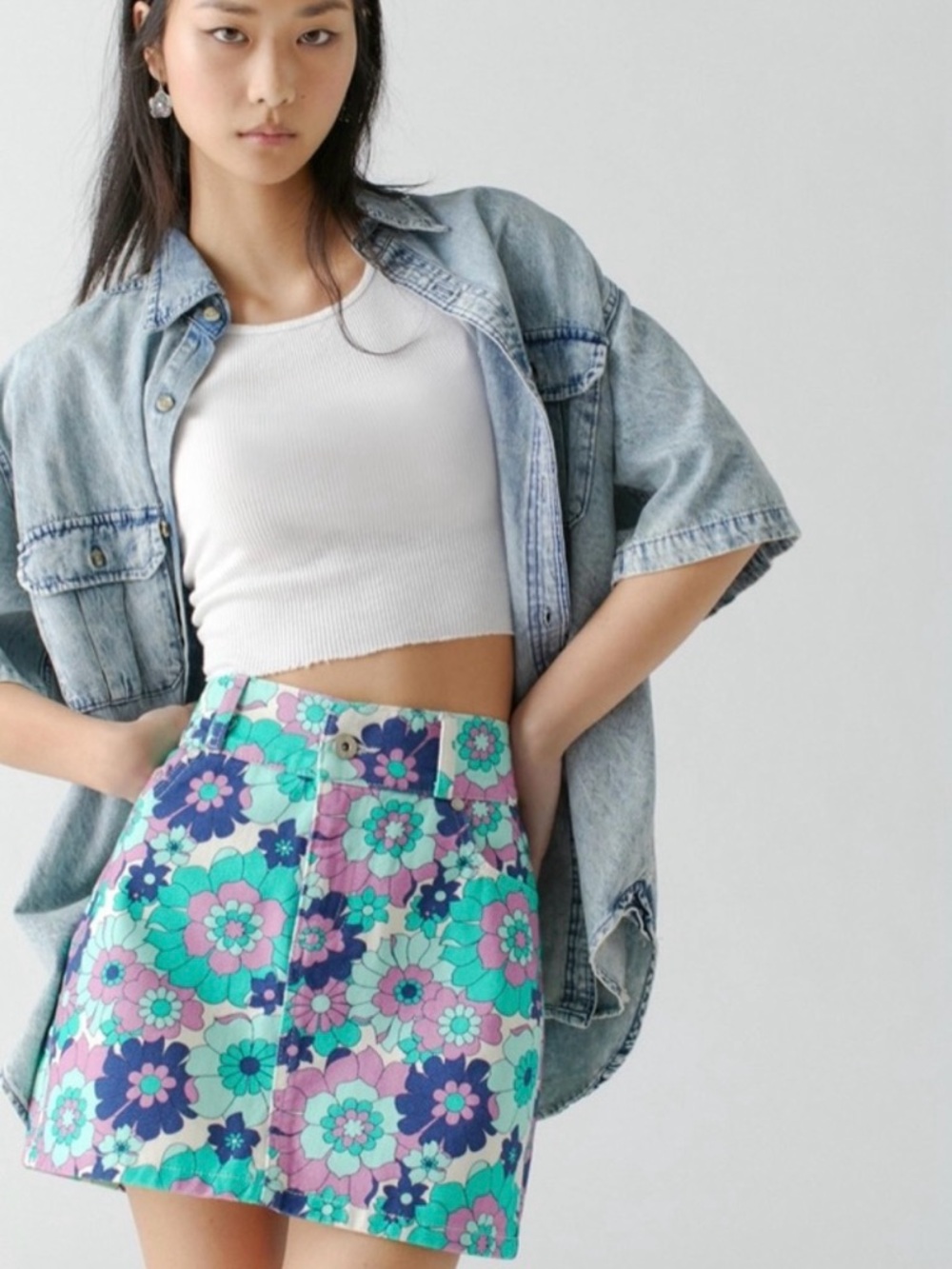 The Ragged Priest | ‘70s Floral Skirt